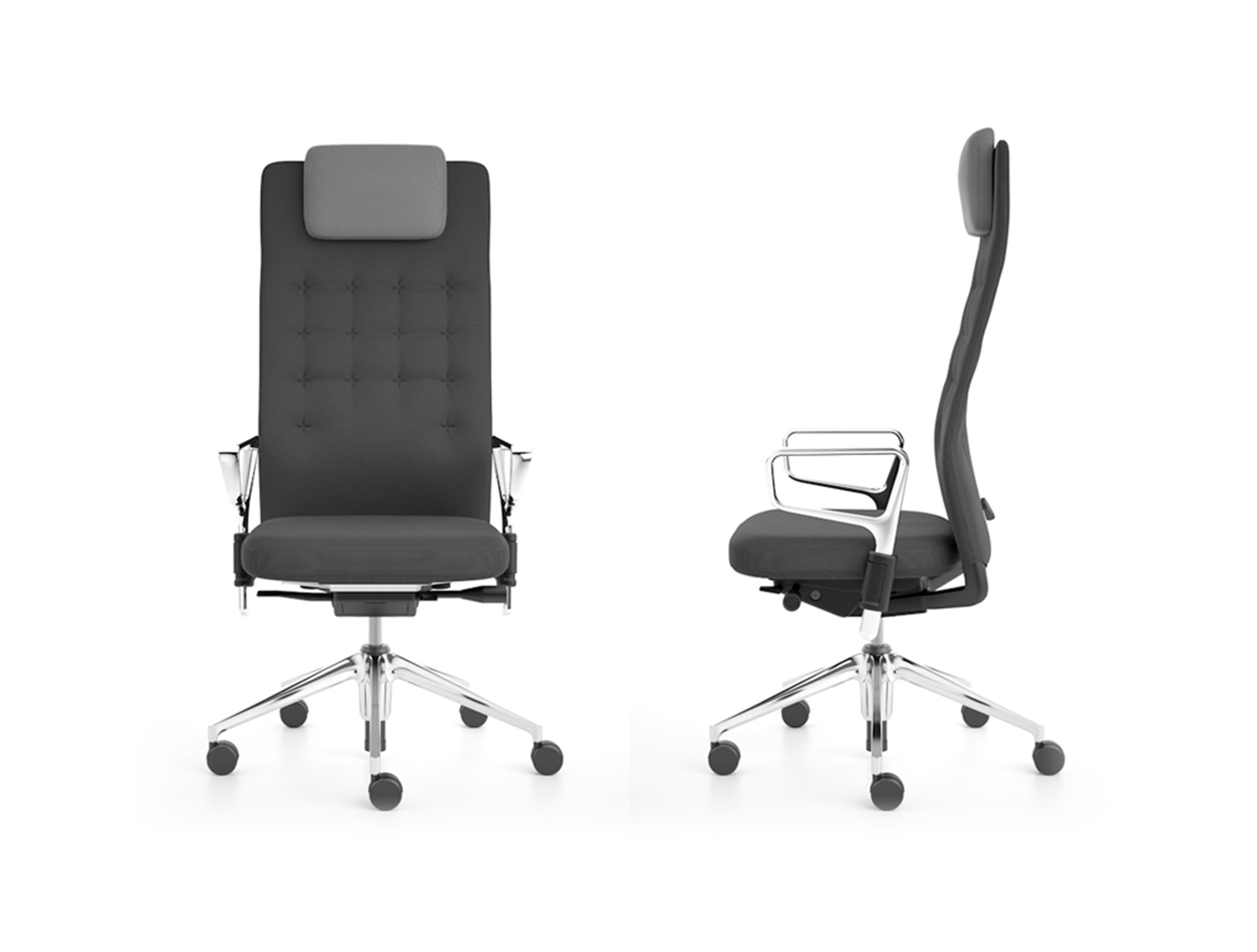 办公椅|现代真皮中班椅|办公家具|登录入口家具|ID Trim 大班椅