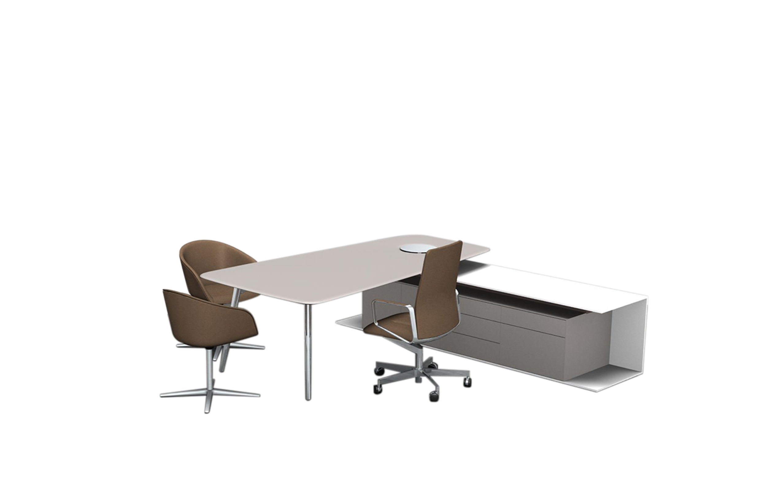 [办公台|时尚大班台|办公家具|登录入口家具|KEYPIECE COMMUNICATION DESK.大班台]