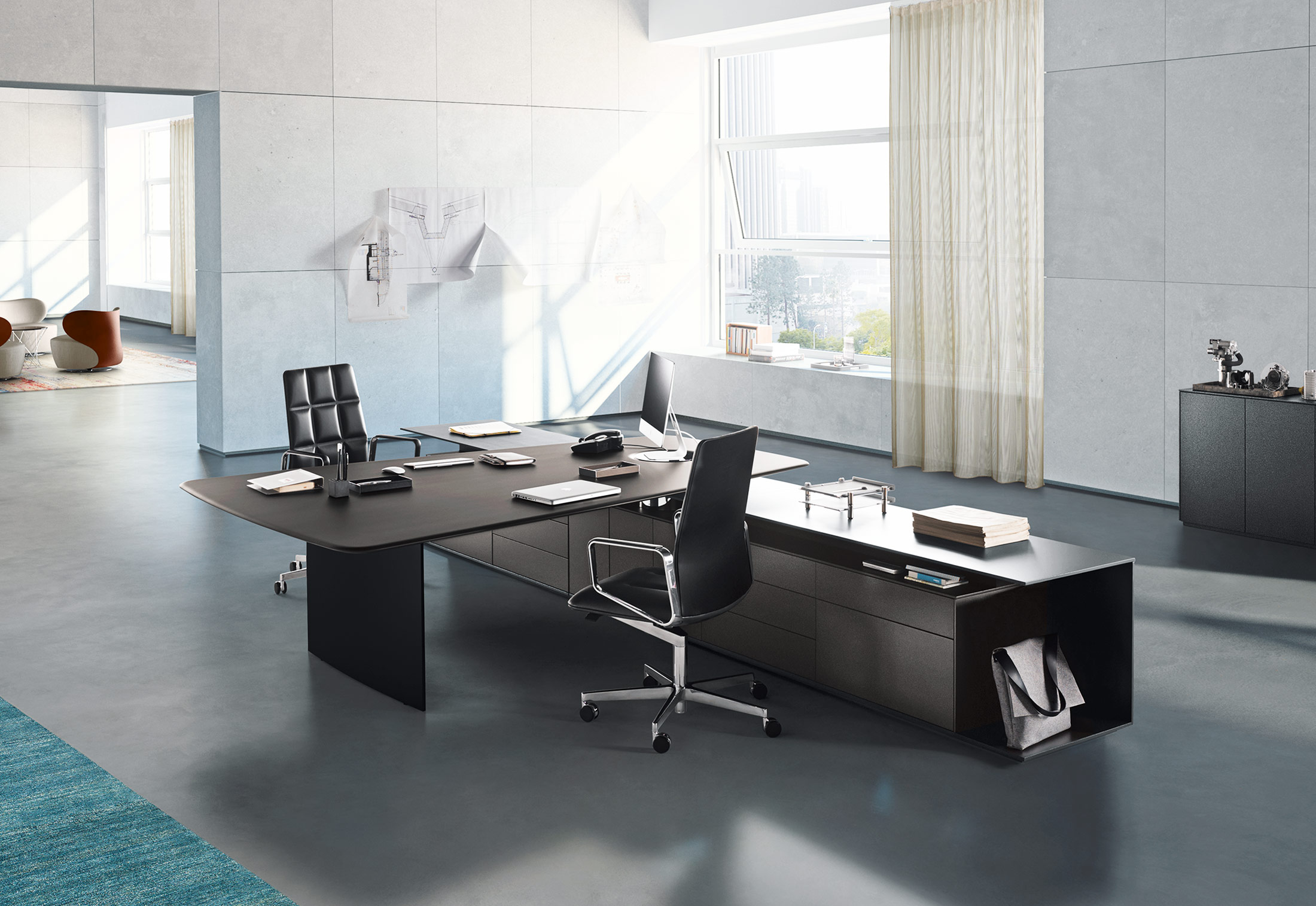 办公台|时尚大班台|办公家具|登录入口家具|KEYPIECE COMMUNICATION DESK.大班台