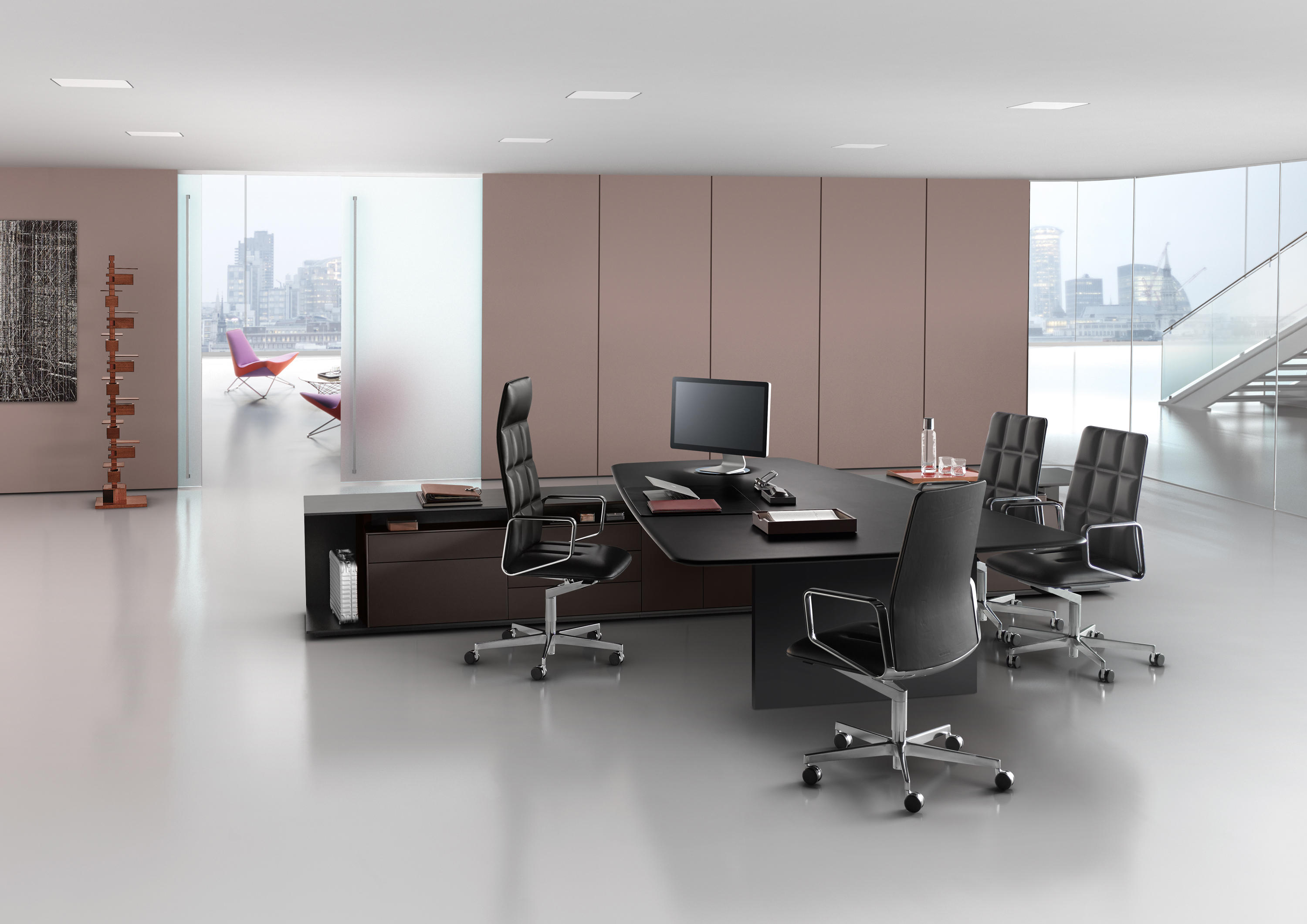 办公台|时尚大班台|办公家具|登录入口家具|KEYPIECE COMMUNICATION DESK.大班台