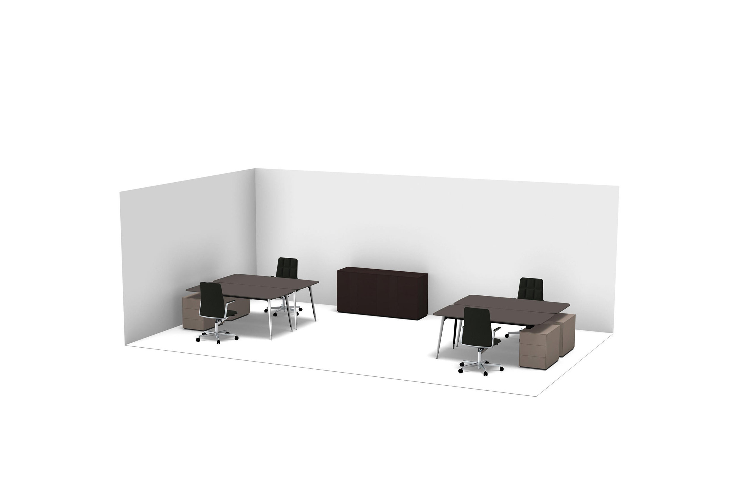 办公台|时尚中班台|办公家具|登录入口家具|KEYPIECE MANAGEMENT DESK.独立班台