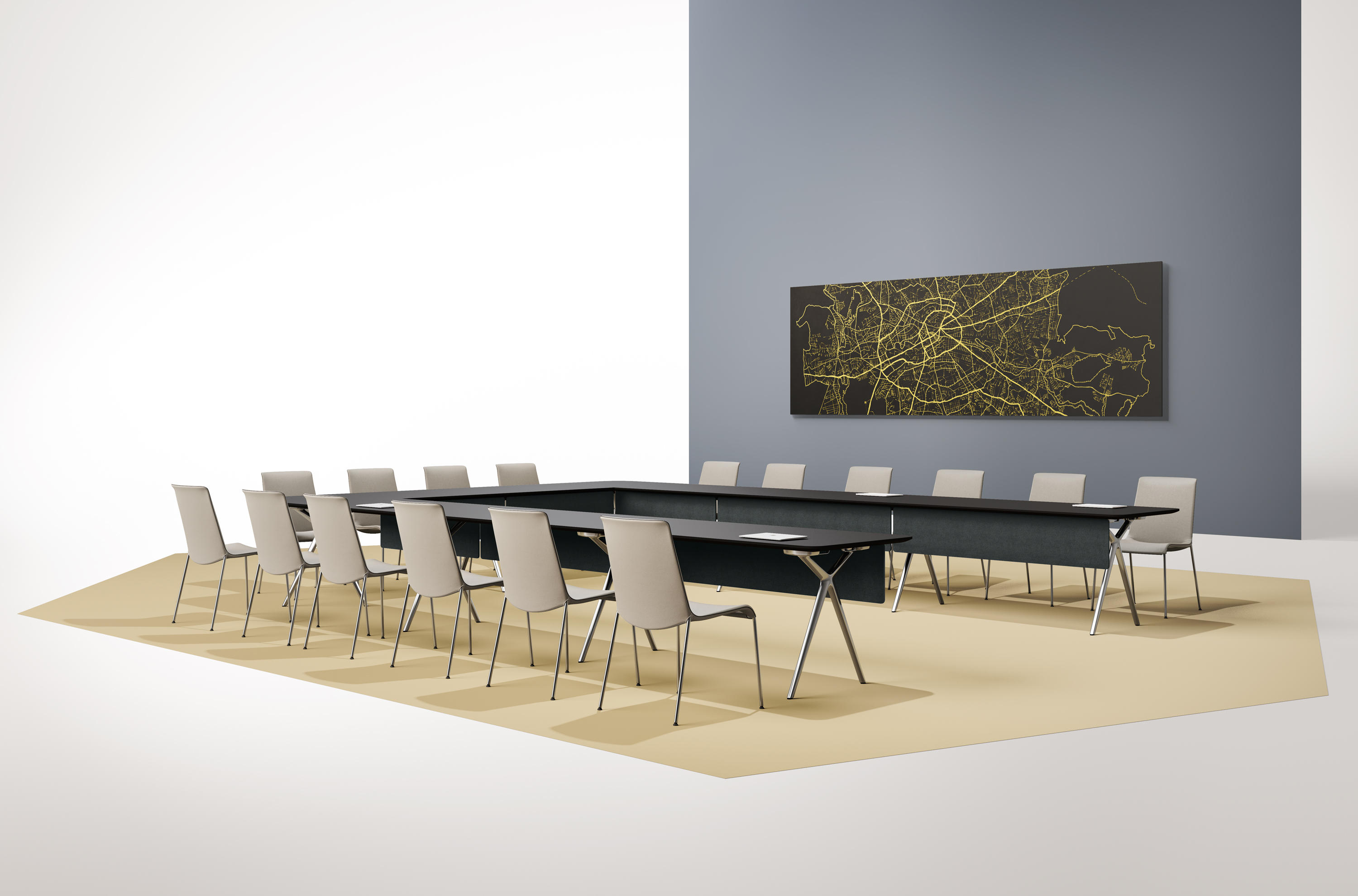 会议台|实木会议台|办公家具|登录入口家具|ConferenceX-组合会议台